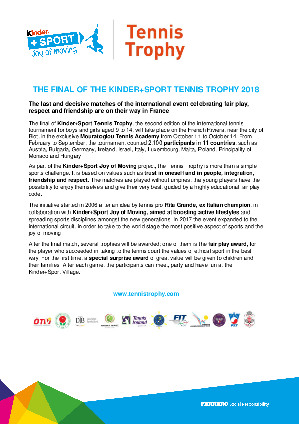 PR Kinder+Sport TENNIS TROPHY eng