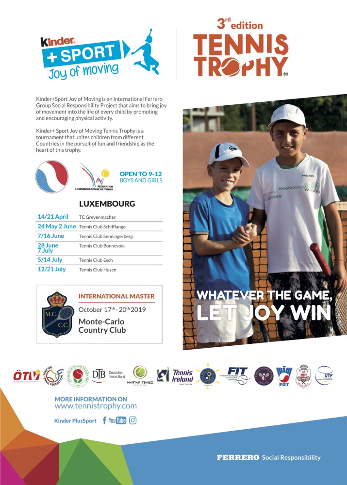 Kinder+Sport TennisTrophy LUXEMBOURG 2019