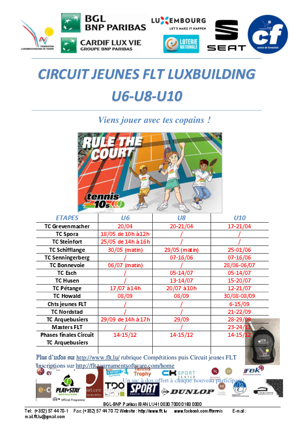 Affiche calendrier CIRCUIT JEUNES FLT LUXBUILDING-1