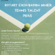 Publication Instagram Tournoi de Tennis Minimaliste Vert Bleu-3