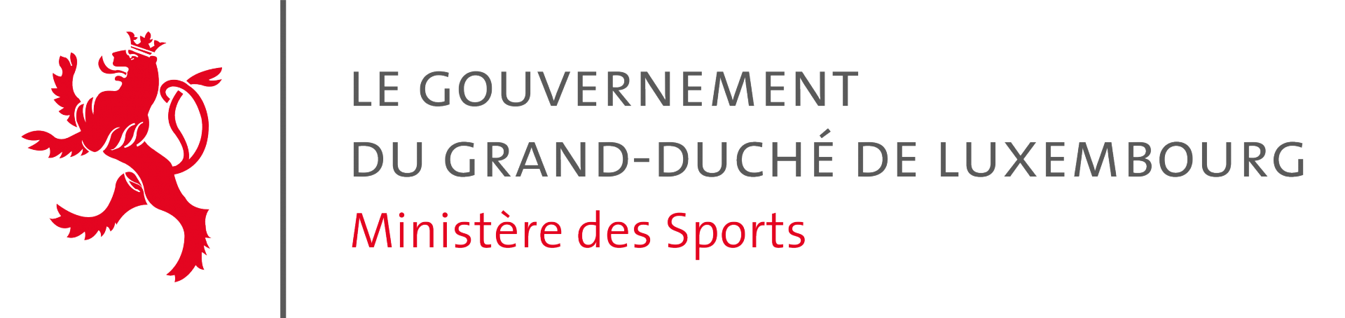 GOUV MSP Ministère des Sports Rouge