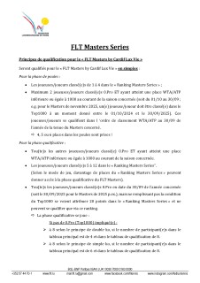 Règlement Qualification Masters 2024-2025